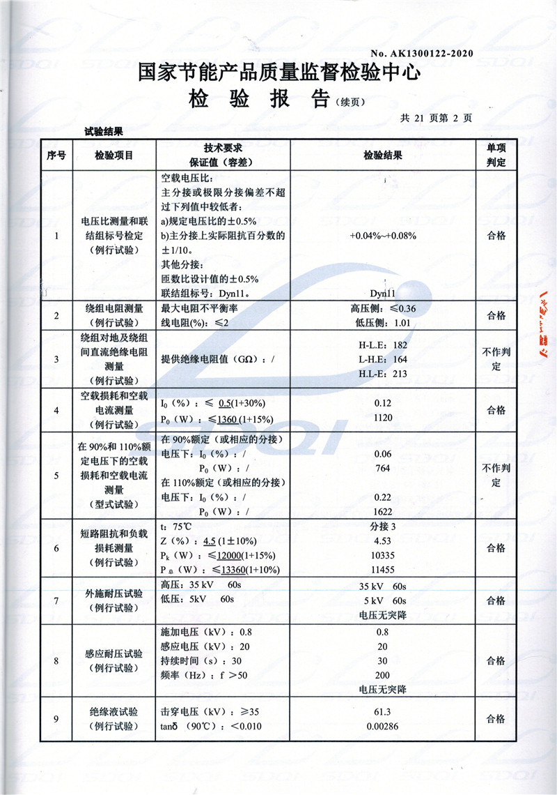 高低压试验报告-S11-1250罗定罗定罗定油浸式变压器-2.jpg